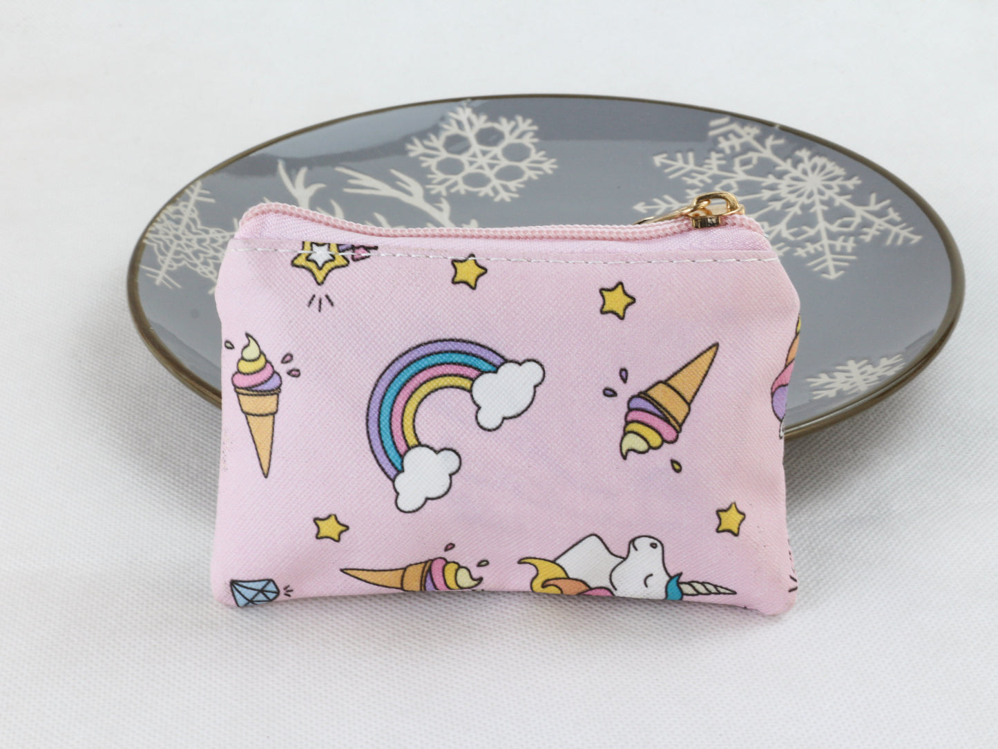 Rainbow mini coin purse