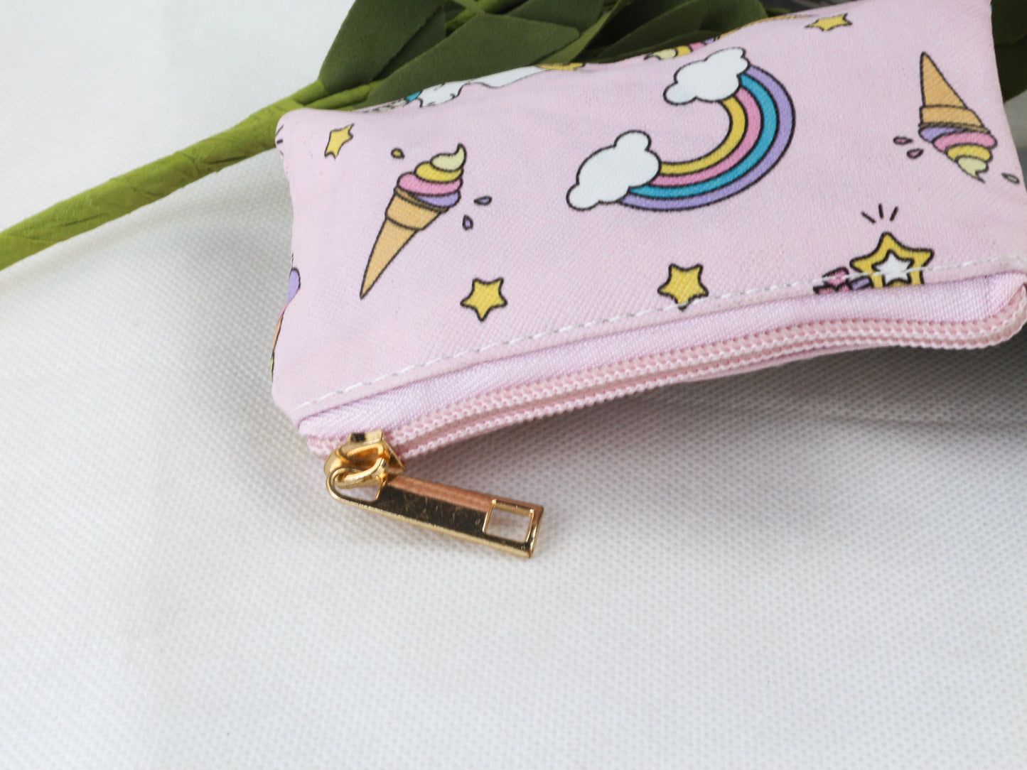 Rainbow mini coin purse