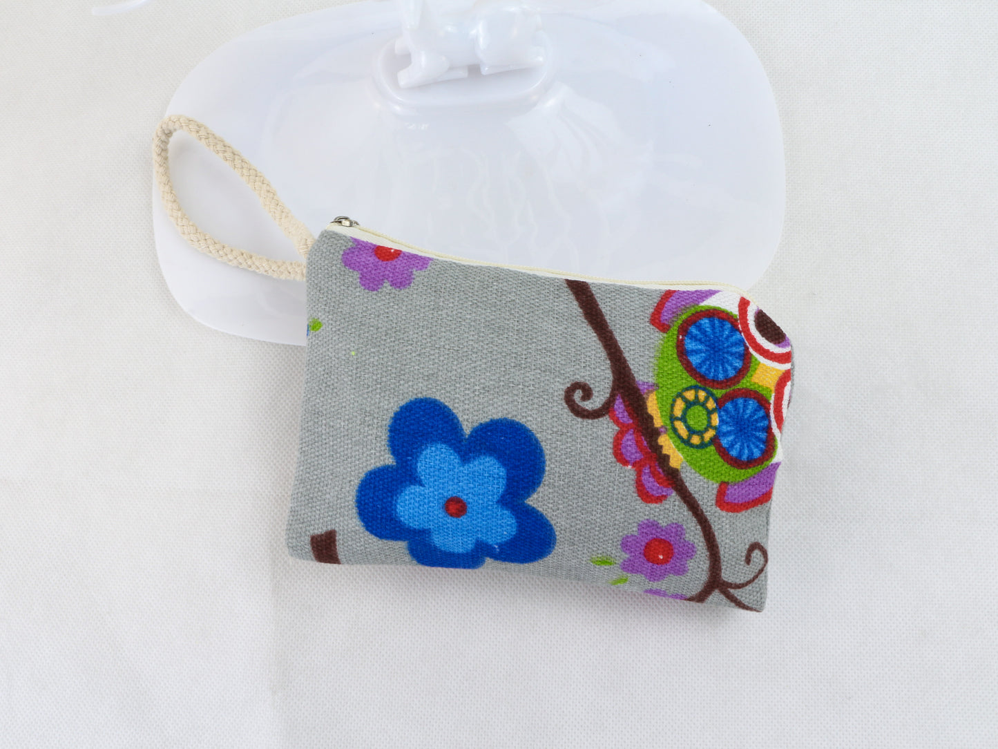 Double pocket zipper coin purse