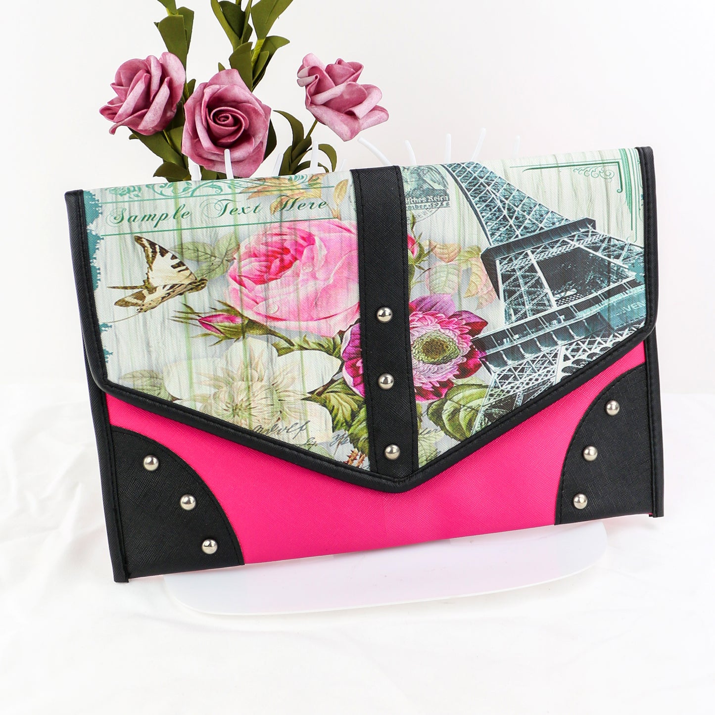 Stylish printed crossbody envelope clutch bag