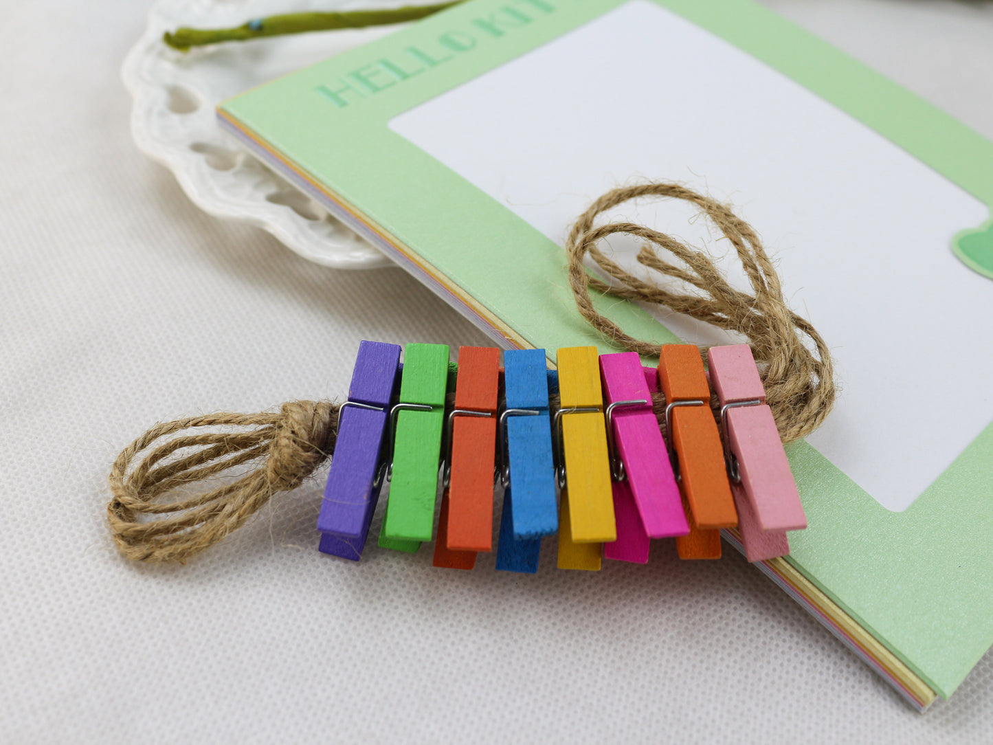 Hemp Rope   Clip & Paper Photo Frame