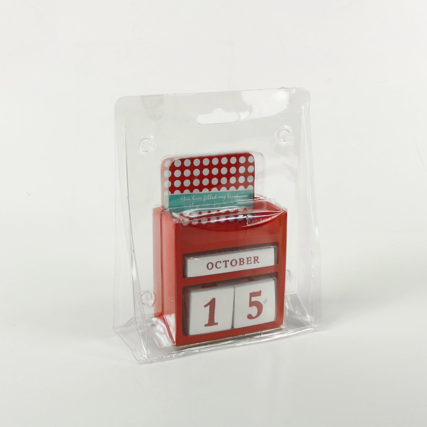 Resin calendar decorations