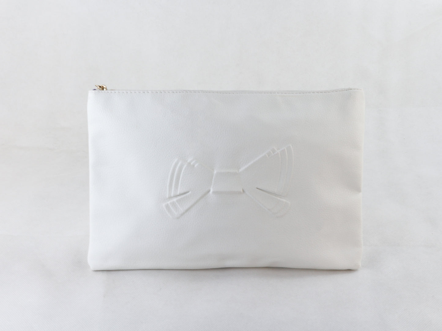 White simple stylish clutch bag