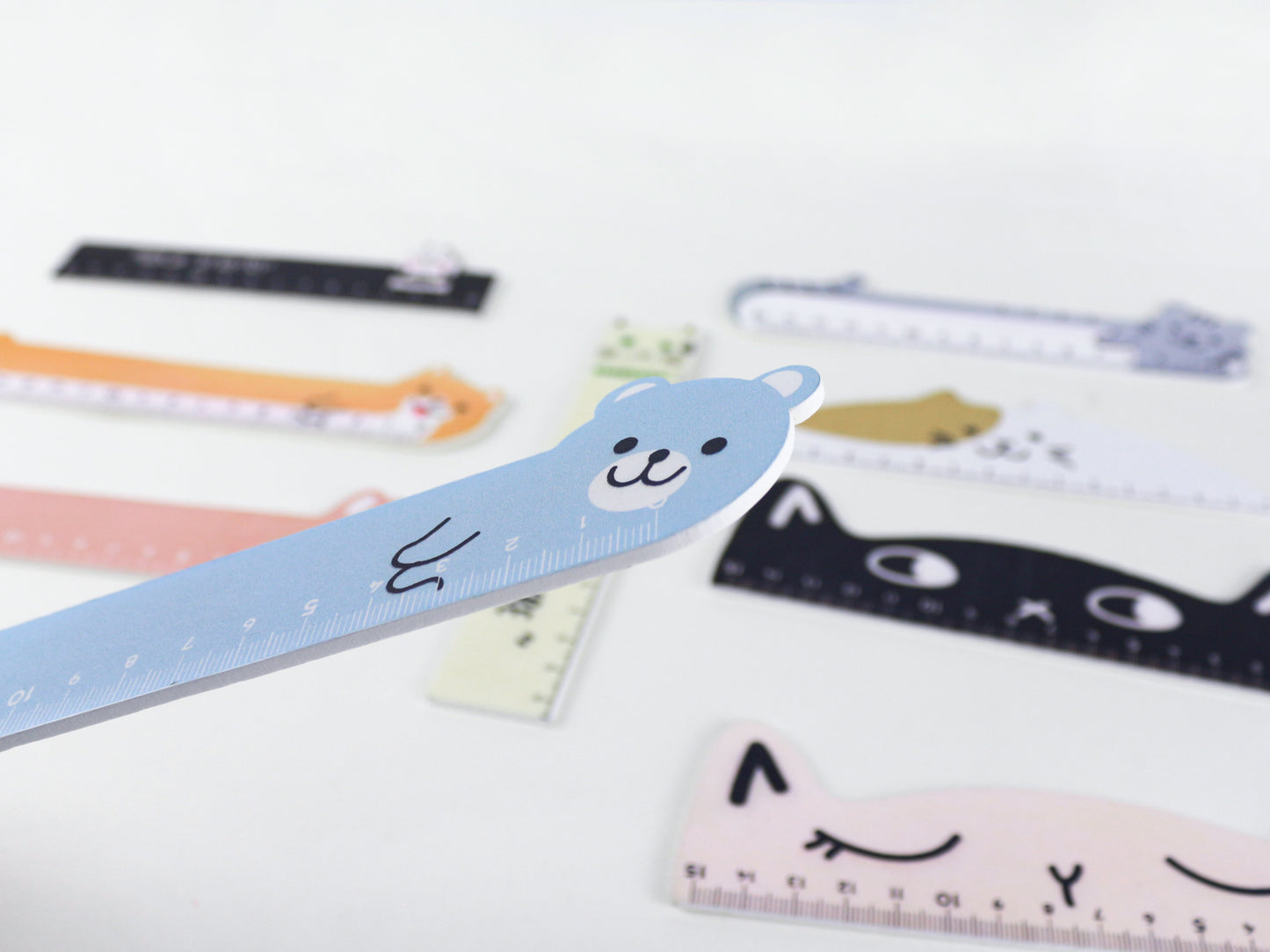 Cartoon animal wooden ruler