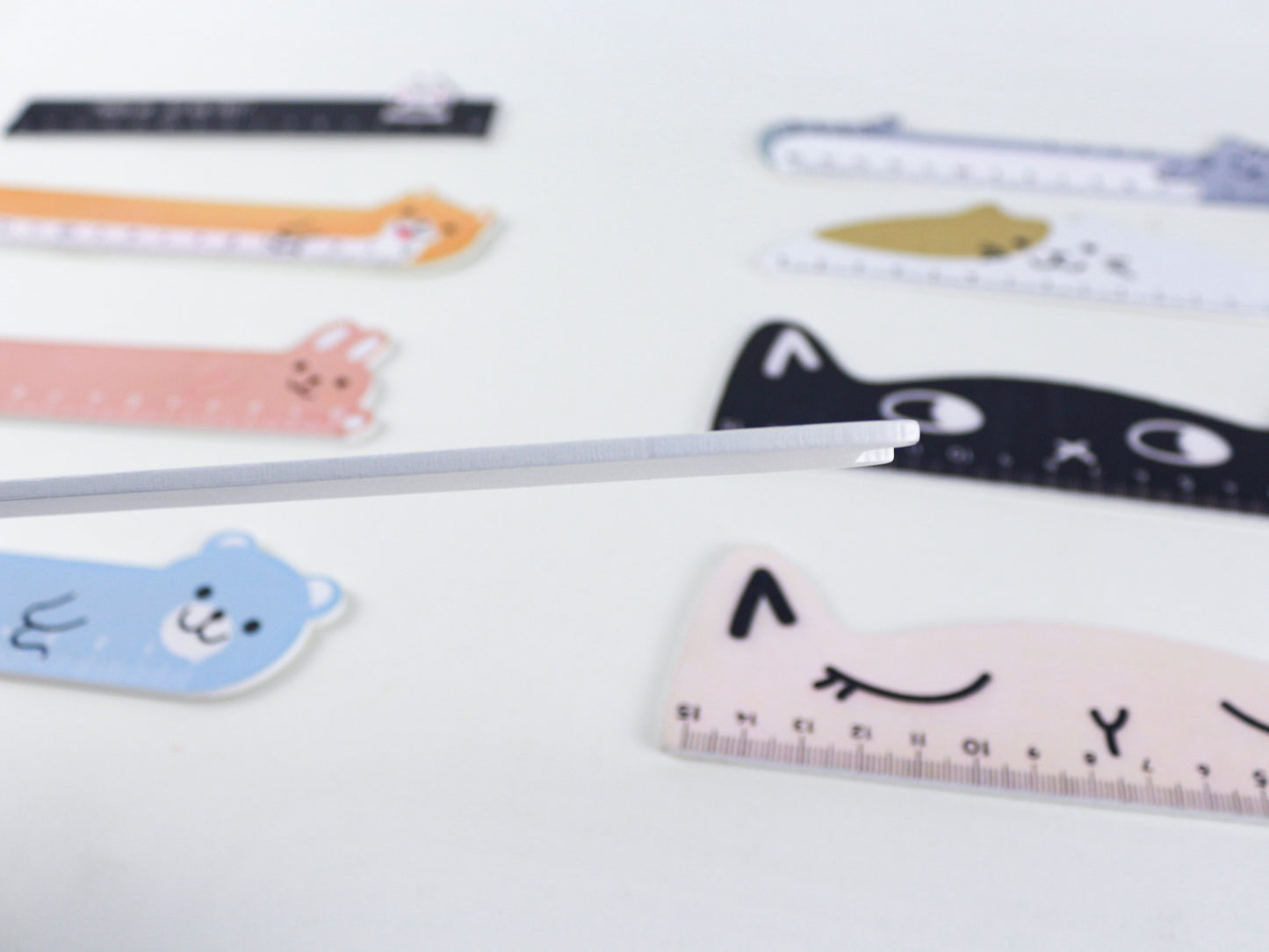 Cartoon animal wooden ruler