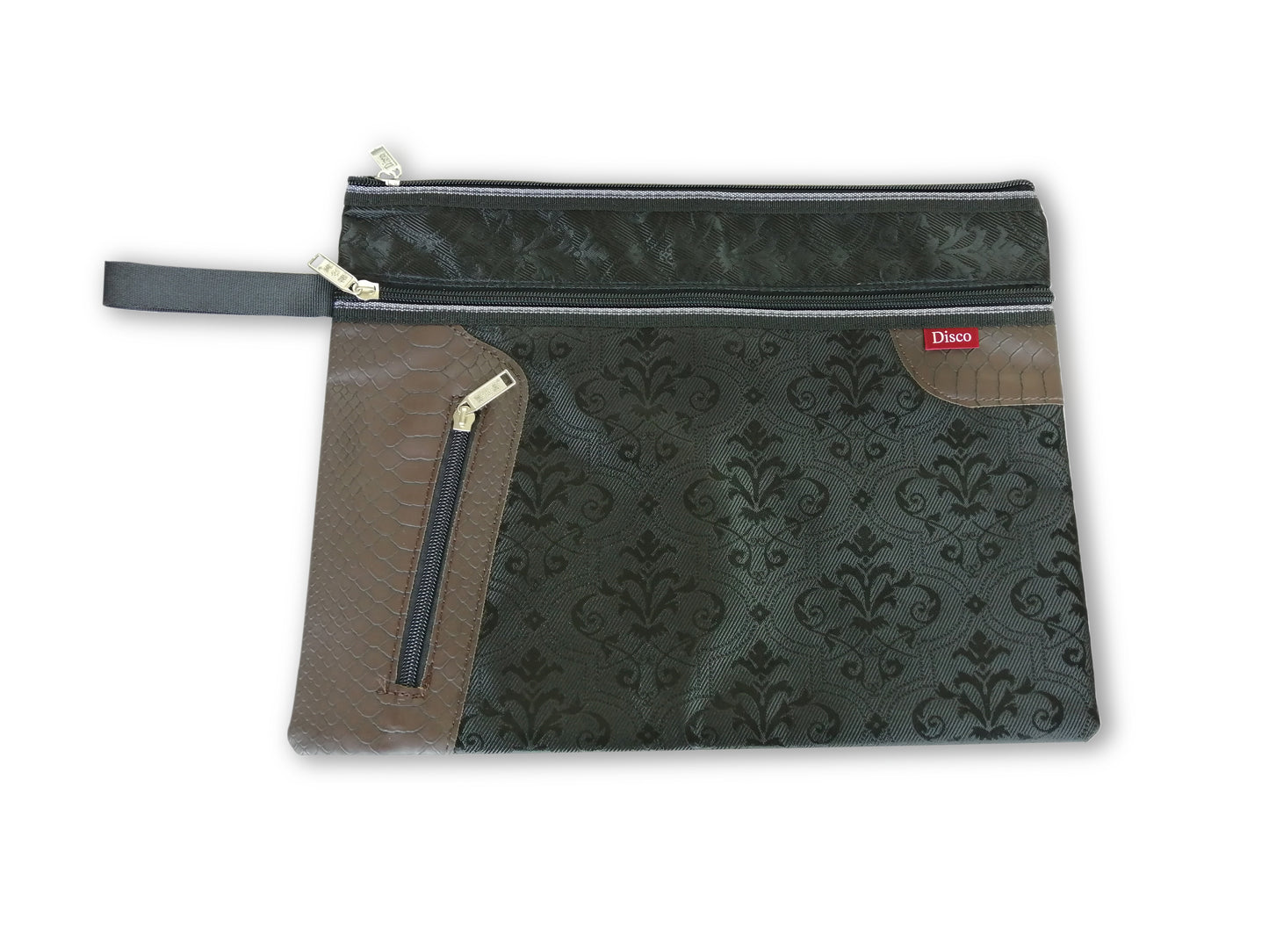 Leather and Fabric LUXURY File Bag Briefcase