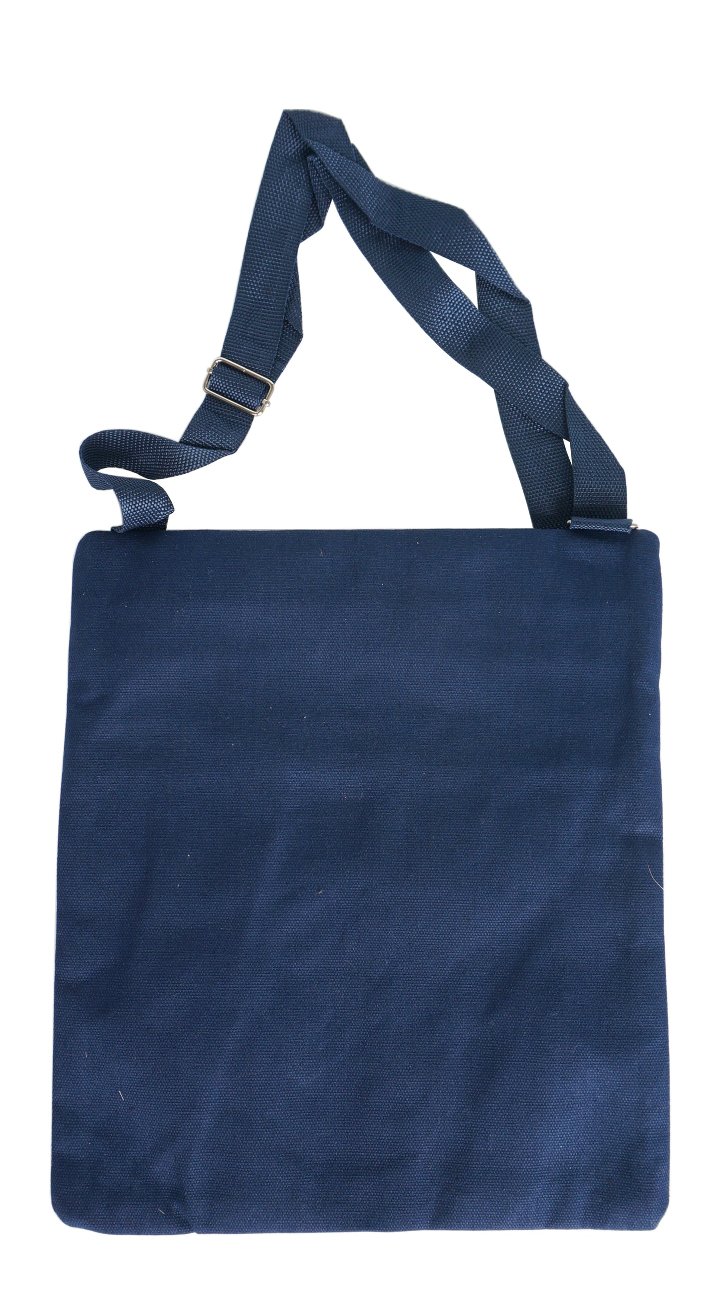 Cotton and linen crossbody bag