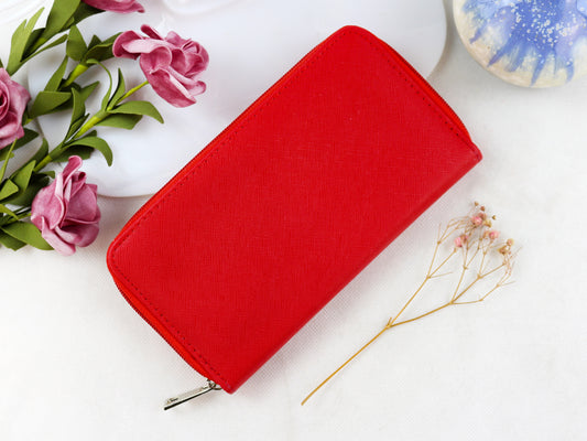 Red fashion clutch bag Change card bag