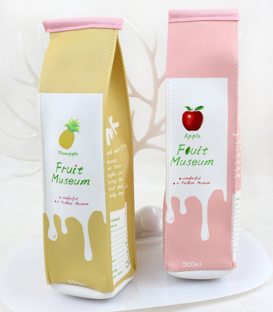 Fruit milk carton pen bag