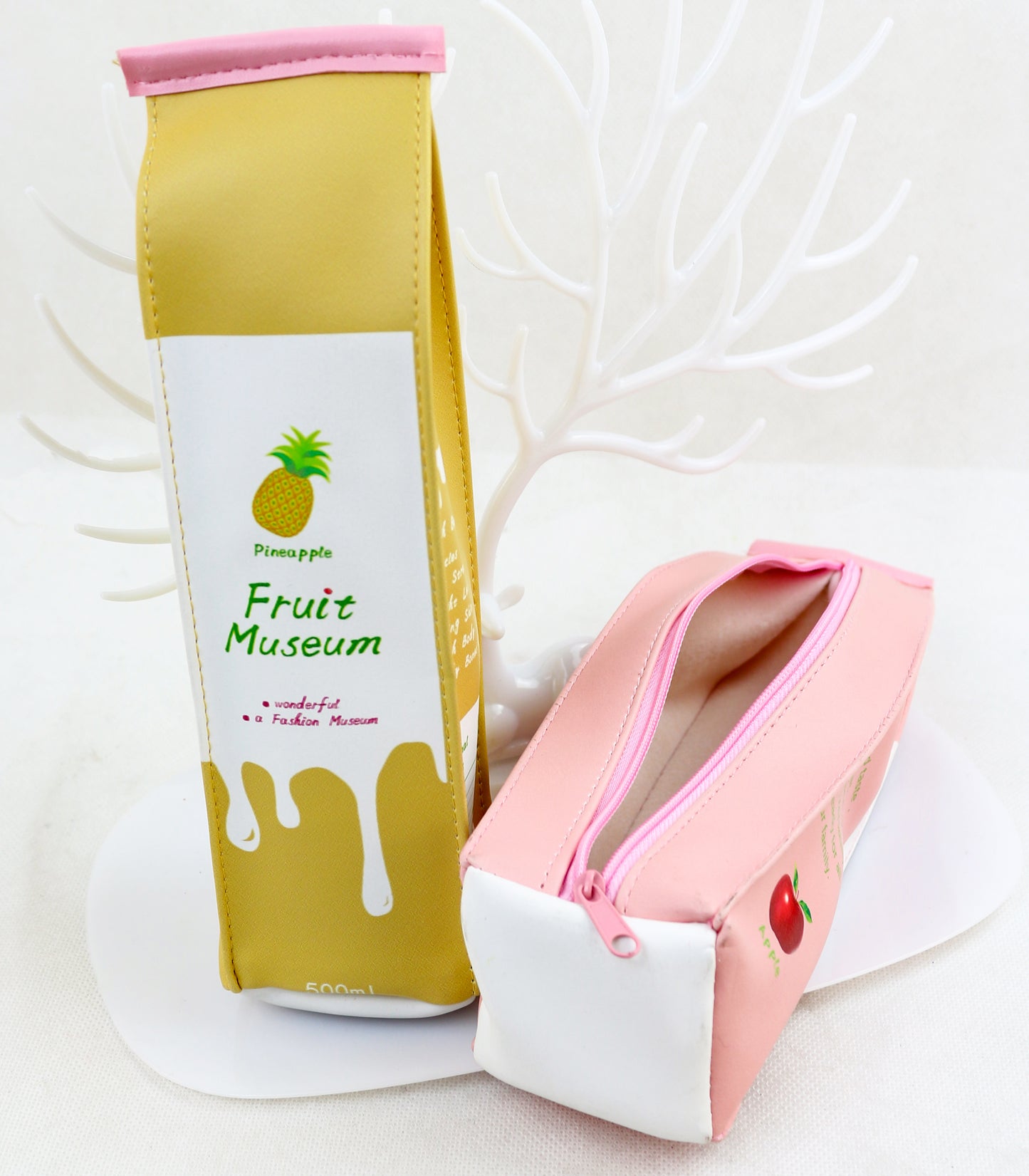 Fruit milk carton pen bag