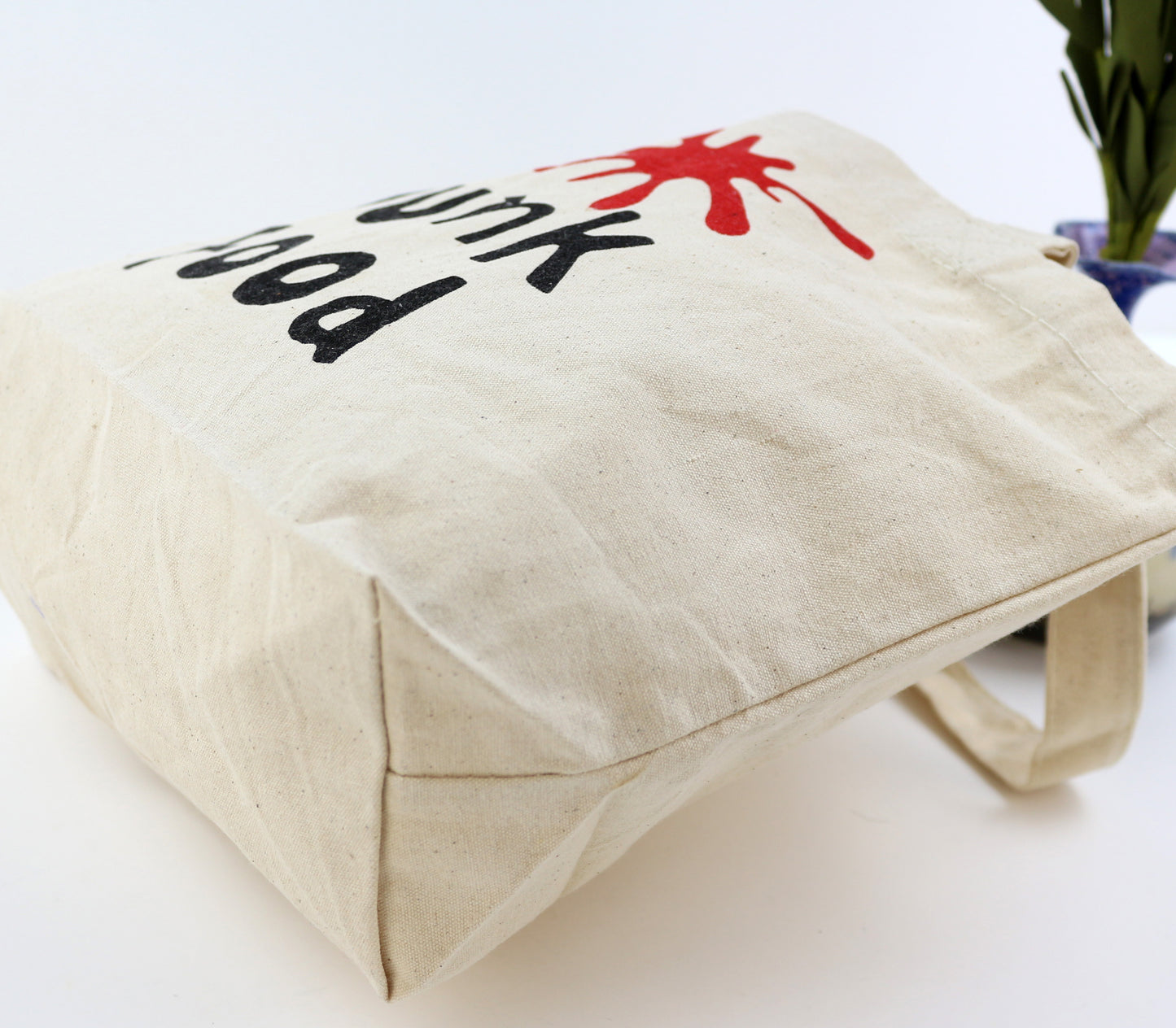 Casual canvas tote bag