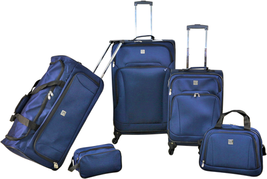 Five-piece suitcase