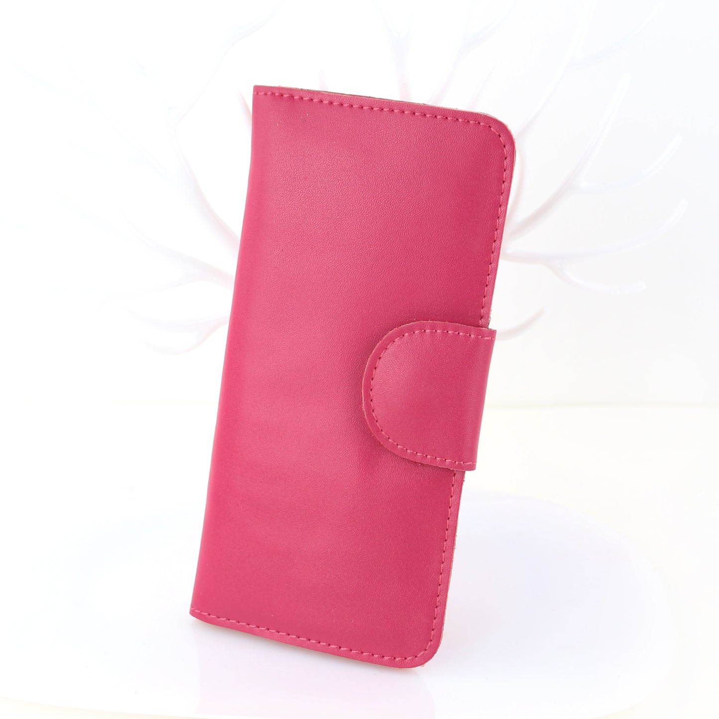 Coin purse with leather card case