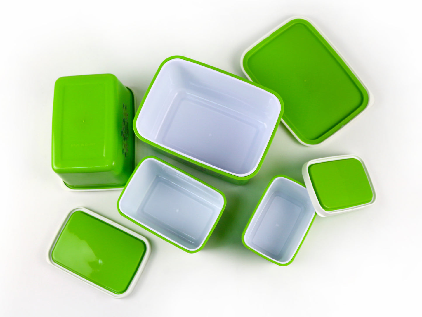 Four-piece double decker lunch box organizer