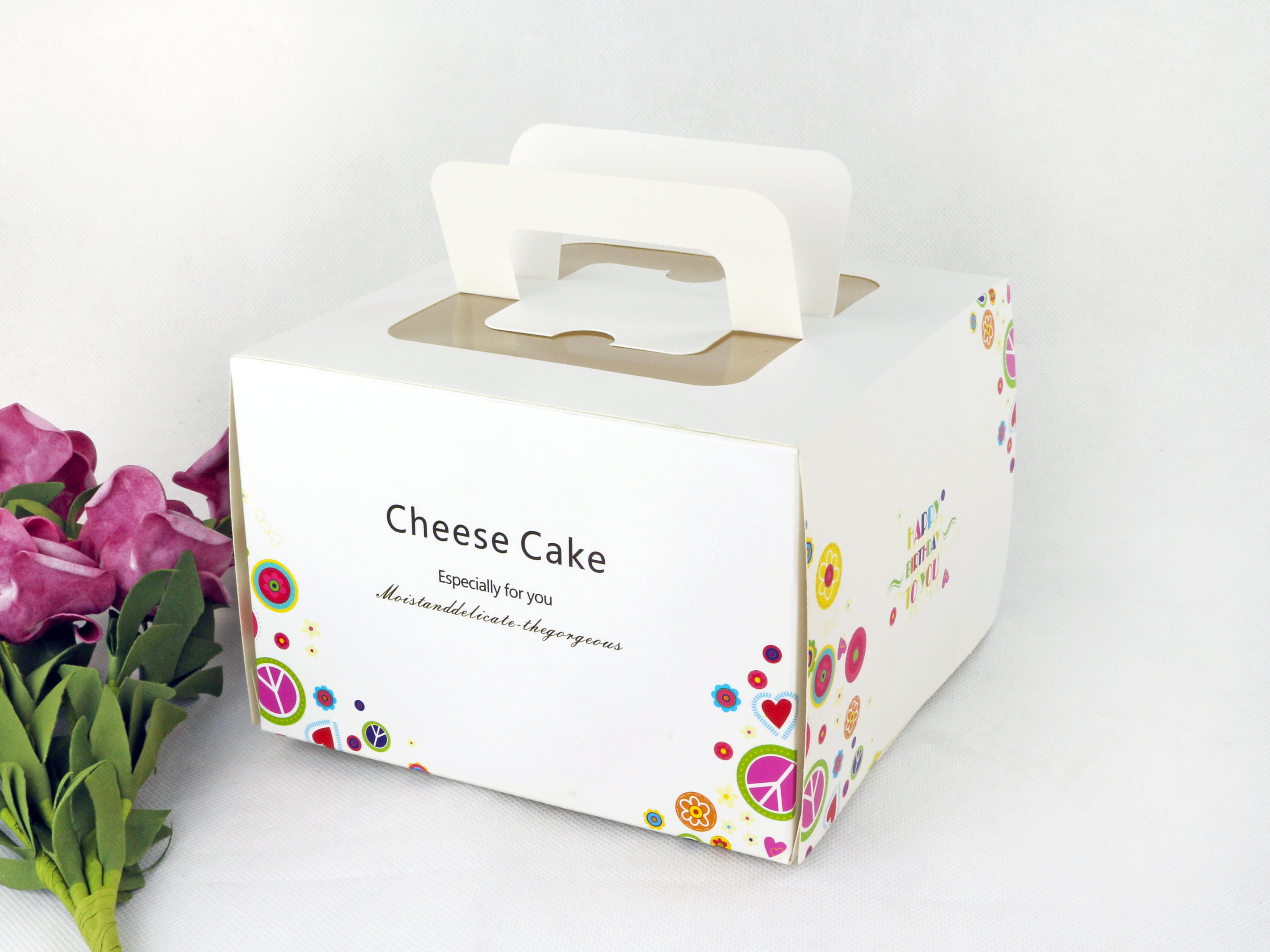Cake Boxes with Window | Kraft Windowed Cake Box | Eco To Go
