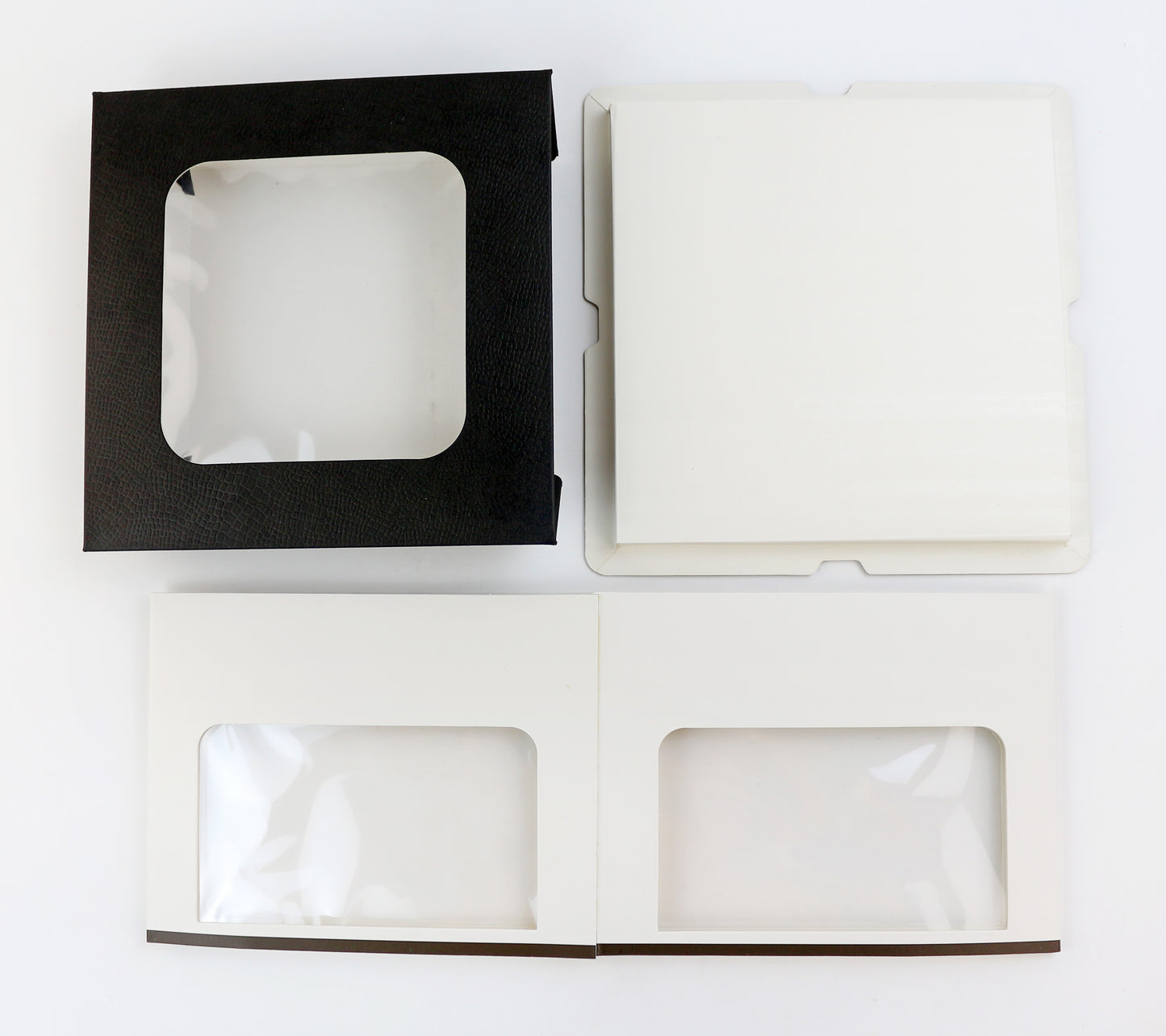 10'' / 12'' Luxury Windowed Cake Boxes + Rigid Cake Board