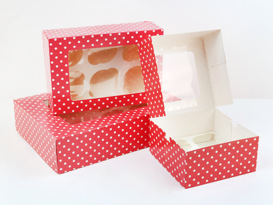 4 / 6 / 12 Holes Cupcake Boxes