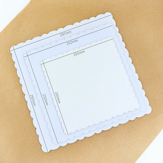 8'' / 10'' / 12'' Square Cake Boards 2.5mm